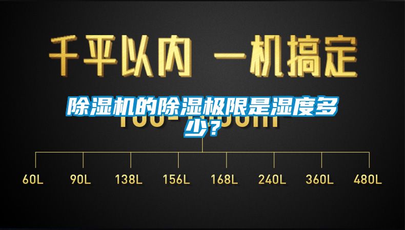 除濕機的除濕極限是濕度多少？